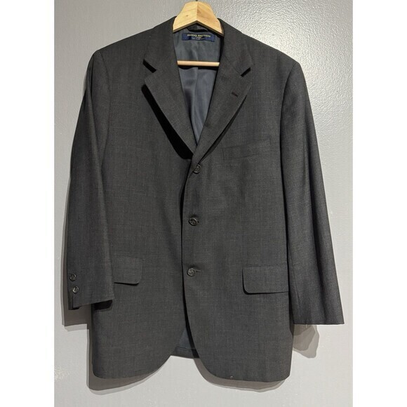 Brooks Brothers Other - Vintage Brooks Brothers 346 Mens 40  GRAY USA Wool Blazer Sport Coat Suit Jacket